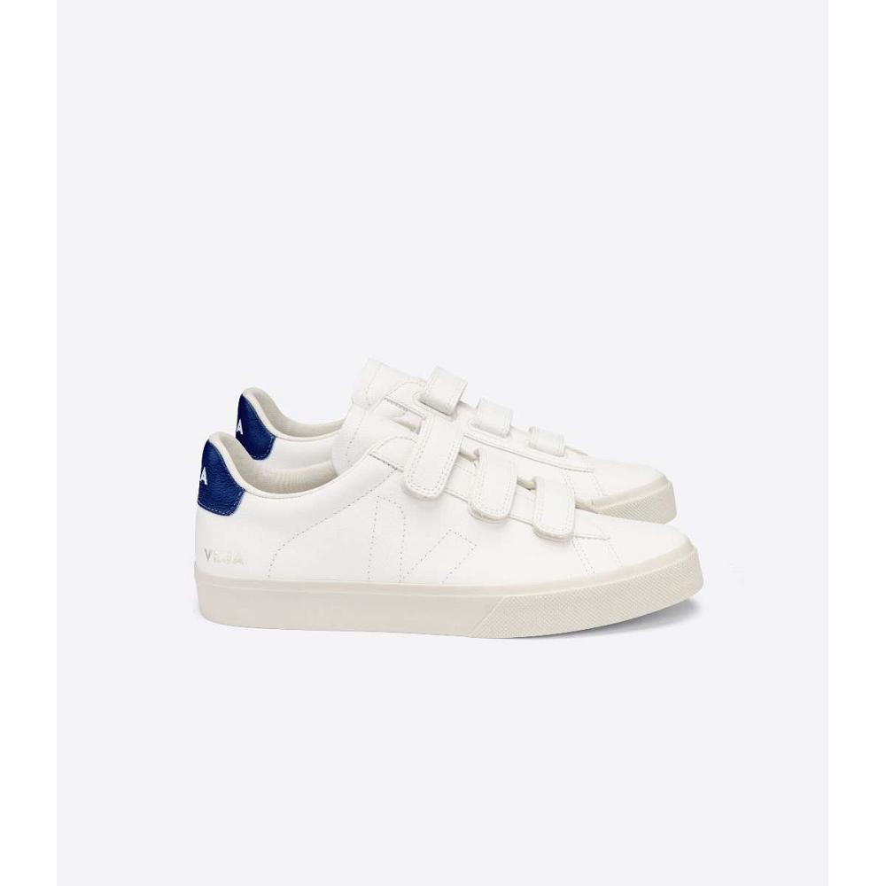 Women\'s Veja RECIFE CHROMEFREE Sneakers White/Blue | SG 625SGL